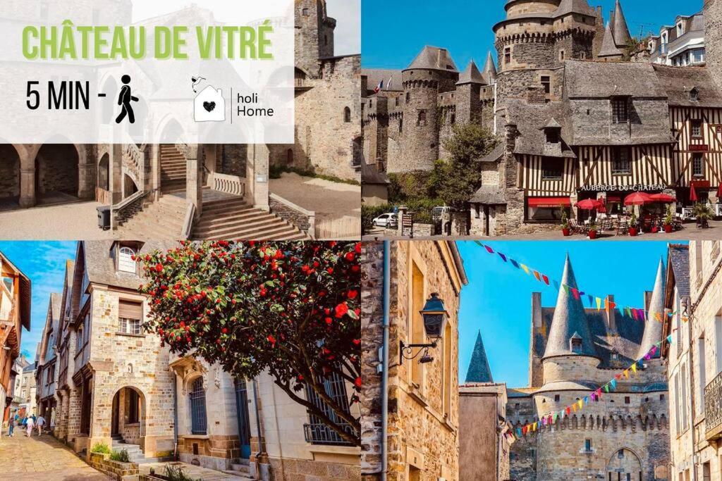 Vitré H3 Charmante Maison Sur La Vilaine Pres Du Chateau מראה חיצוני תמונה