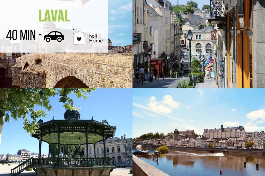 Vitré H3 Charmante Maison Sur La Vilaine Pres Du Chateau מראה חיצוני תמונה